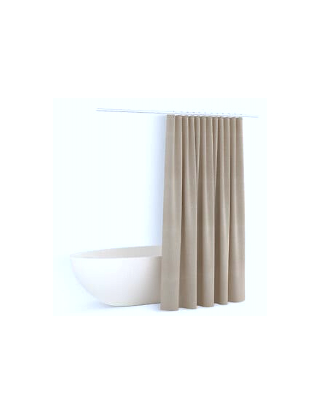 TENDA DOCCIA 211433 BEIGE 180X180 POLIESTERE