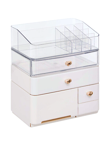 ORGANIZER 213371 SARA 5 CASSETTI 23X16X27CM BIANCO