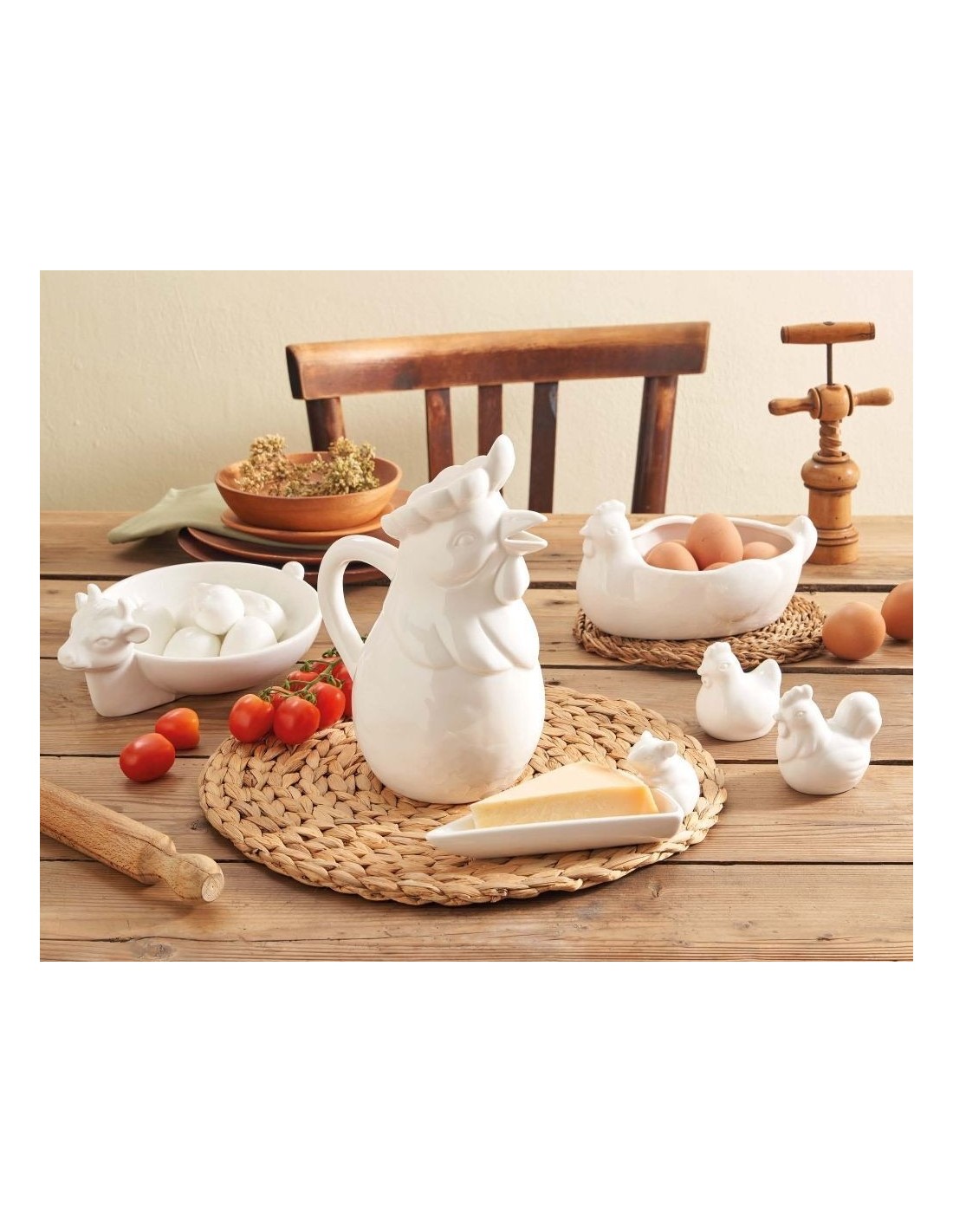 Ciotola Scoiattolo Fattoria 16,5x9 cm – Porcellana Country | shopincasa.it