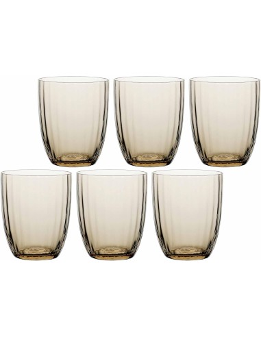 Set 6 Bicchieri Prismia Ambra 310 ml – Rose & Tulipani | shopincasa.it