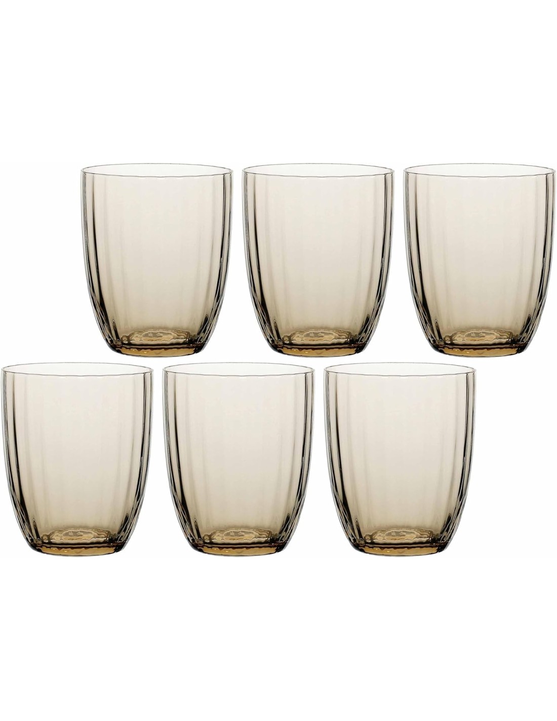 Set 6 Bicchieri Prismia Ambra 310 ml – Rose & Tulipani | shopincasa.it
