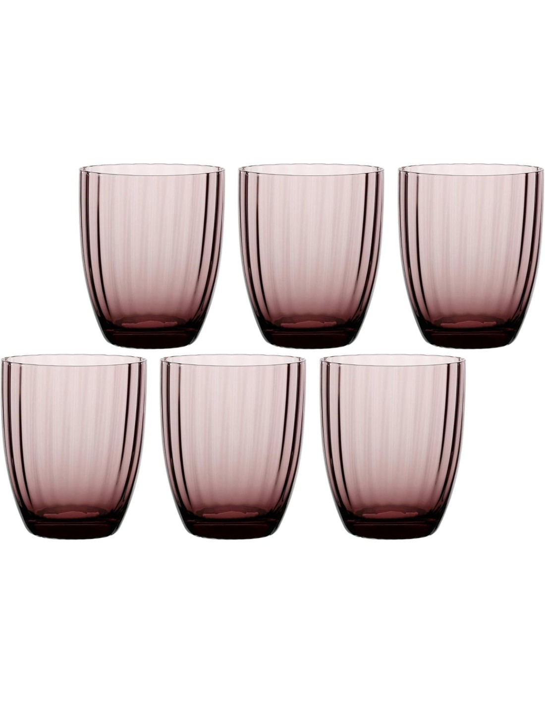 Set 6 Bicchieri Prismia Rosa 310 ml – Rose & Tulipani | shopincasa.it