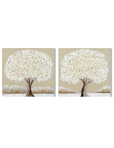 QUADRO TELA CU221879 ALBERO 100X100CM ASSORTITO