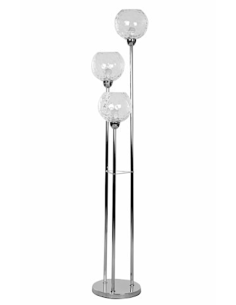 LAMPADA DA TERRA LA221032 FERRO/VETRO 30X30X172CM