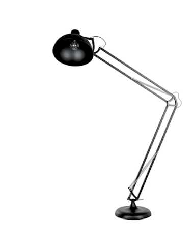 LAMPADA DA TERRA LA222087 METALLO 145X42X230CM NERO