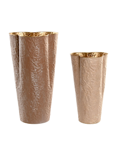 VASO JR221823 1 MIS METALLO 23X21X41CM BEIGE