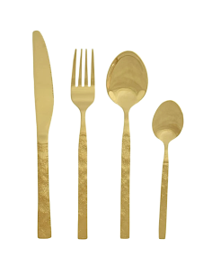 SERVIZIO 16 POSATE PC219744 INOX DORATO