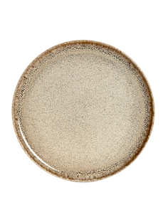 PIATTO PC221578 BEIGE SMALTATO 27CM PORCELLANA