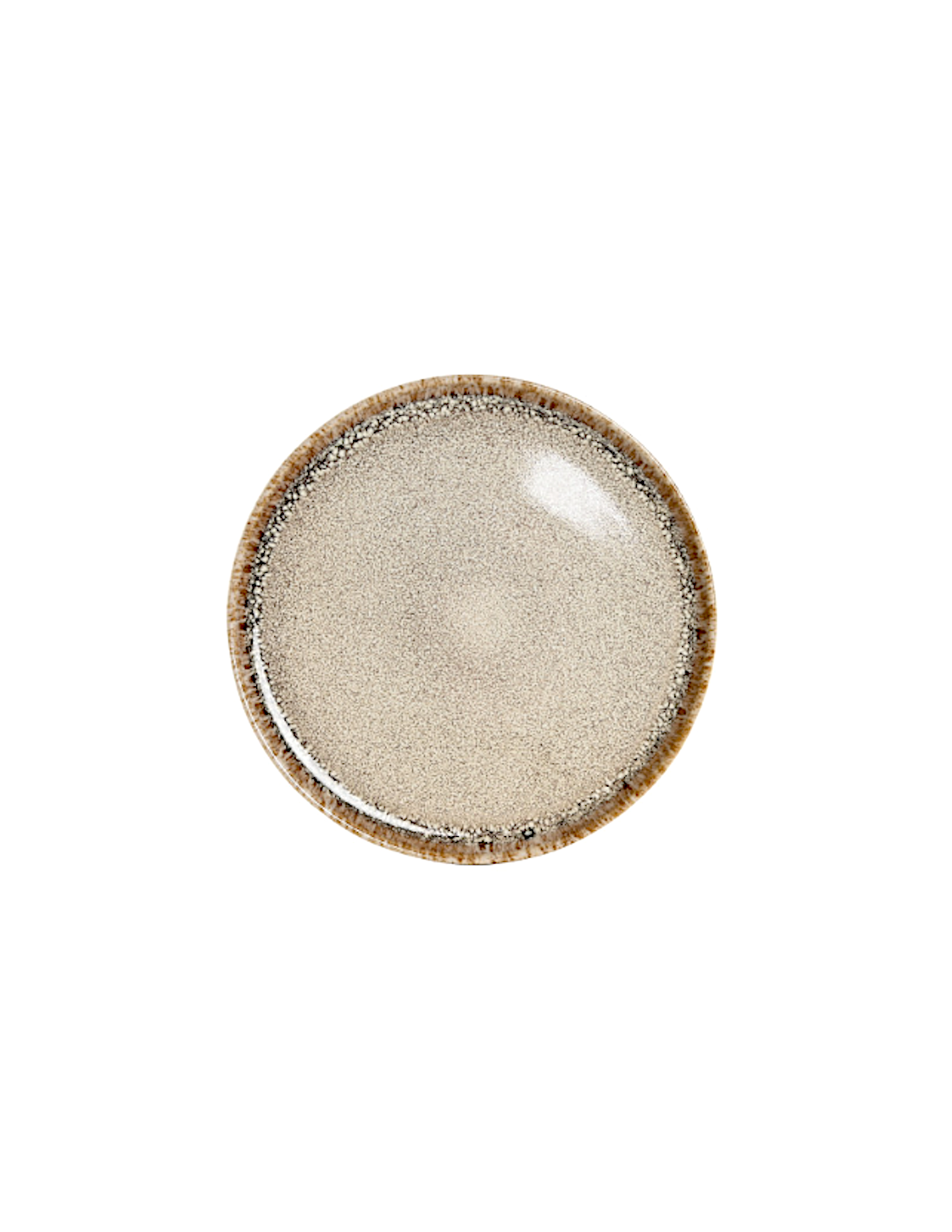 PIATTO FRUTTA PC221579 BEIGE SMALTATO 20CM PORCELLANA