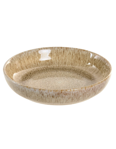 PIATTO FONDO PC221580 BEIGE 21CM SMALTATO PORCELLANA