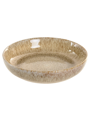 PIATTO FONDO PC221580 BEIGE 21CM SMALTATO PORCELLANA