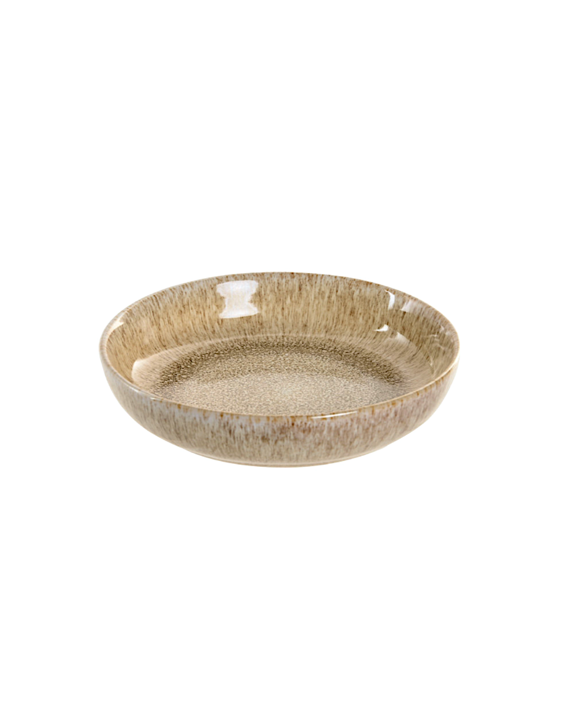 PIATTO FONDO PC221580 BEIGE 21CM SMALTATO PORCELLANA