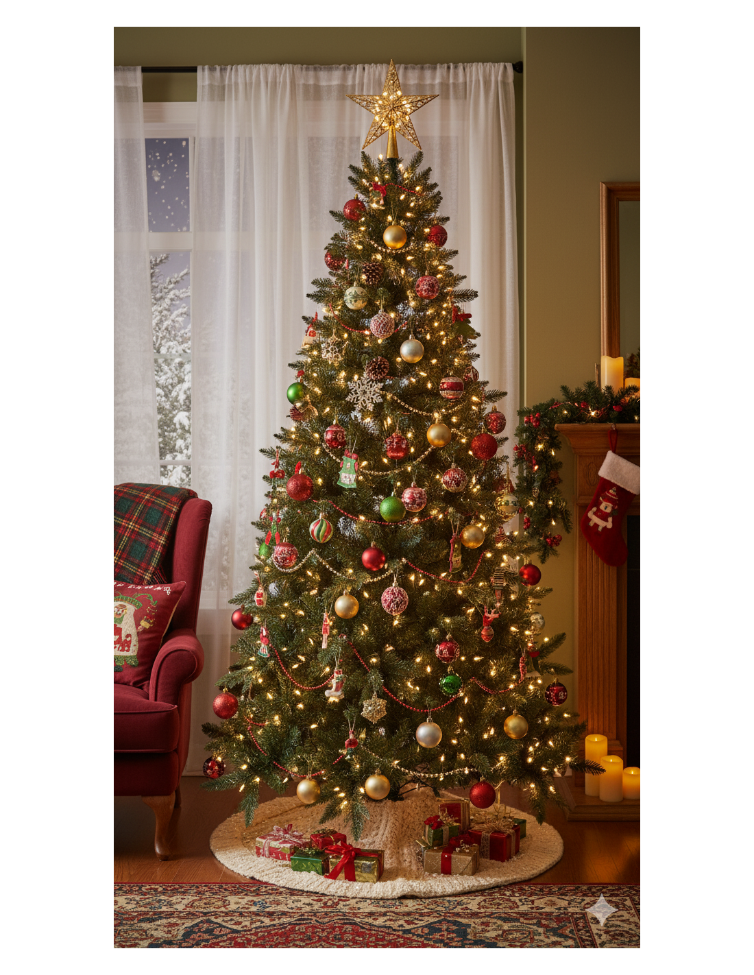 ALBERI E BASI DI NATALE: vendita online Albero di Natale Poly Alder 210cm con 2910 LED - La magia di Natale a casa tua in off...