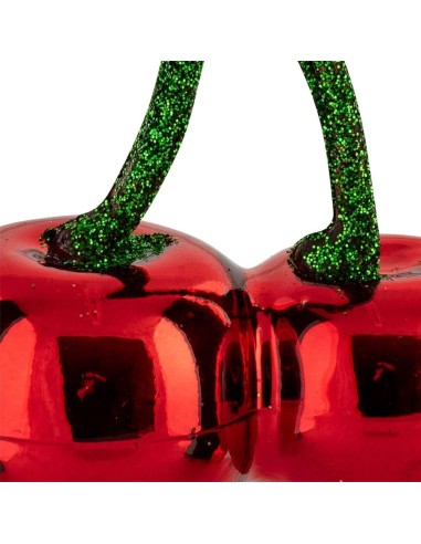 SFERE E PENDAGLI: vendita online Decorazione pendente di Natale ciliegie in vetro 7x4x9cm Feeric Lights & Christmas - La magi...