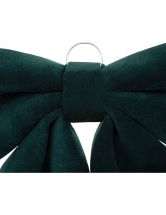 SFERE E PENDAGLI: vendita online Decorazione pendente fiocco di Natale 40x35cm in velluto verde - La magia di Natale a casa t... 2