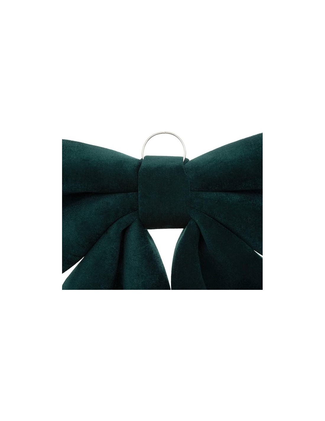 SFERE E PENDAGLI: vendita online Decorazione pendente fiocco di Natale 40x35cm in velluto verde - La magia di Natale a casa t...