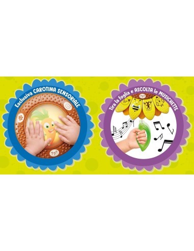 PRESCOLARI: vendita online CAROTINA GIRASOLE EDUCATIVO, GIOCO ELETTRONICO, SENSORIALE, ANIMALI DELLA FATTORIA, 3-6 ANNI in of...