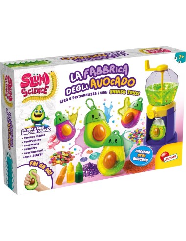 PRESCOLARI: vendita online SLIMI SCIENCE 113996 LA FABBRICA DEGLI AVOCADO, KIT CREATIVO, AVOCADO SQUISH, GIOCO MANUALE in off...
