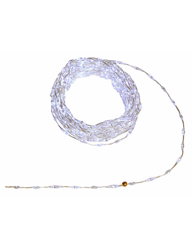 GHIRLANDA LUMINOSA SOLARE 480LED BIANCO FREDDO CAVO 7,2MT DA ESTERNO