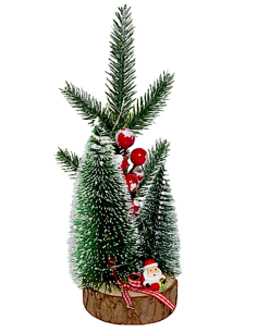 DECORAZIONE ALBERO LUMINOSO 9X25CM 10LED