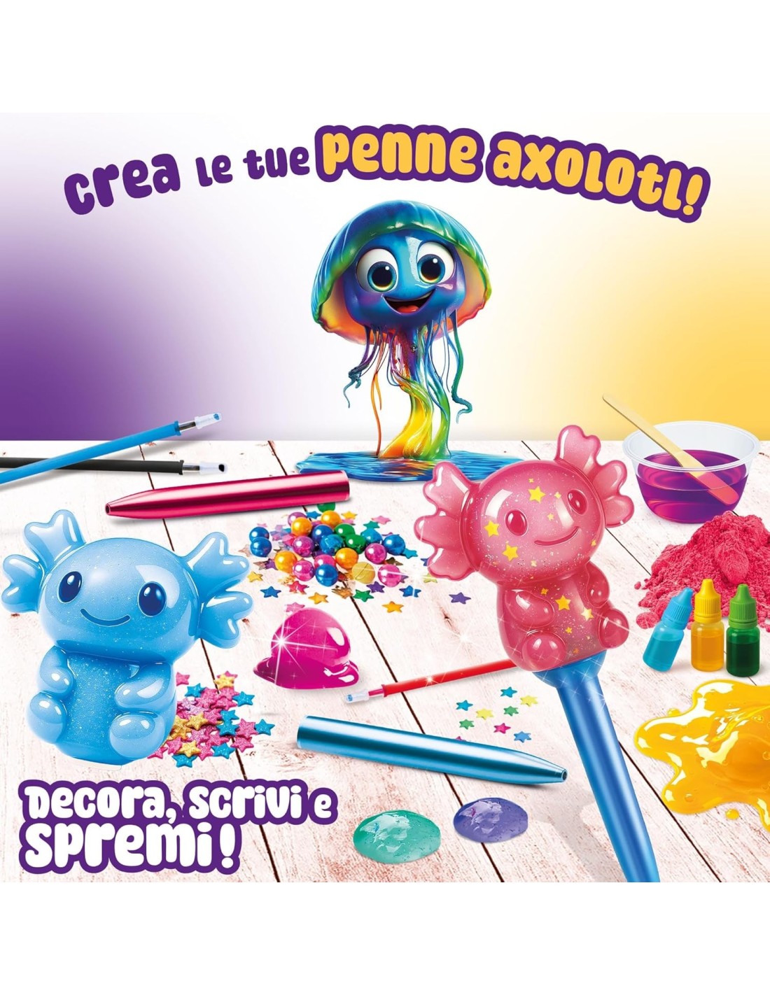 PRESCOLARI: vendita online SLUMI SCIENCE PENNE SQUISH SLIME in offerta