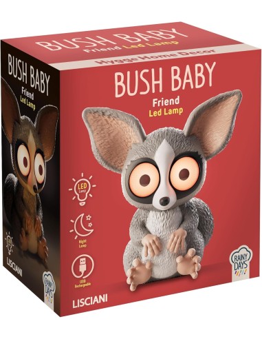 PRESCOLARI: vendita online RAINY DAYS BUSHBABY LAMPADA LED NOTTURNA REGOLABILE in offerta