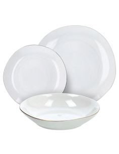 SERVIZIO TAVOLA 18PZ DELPHI FILO ORO