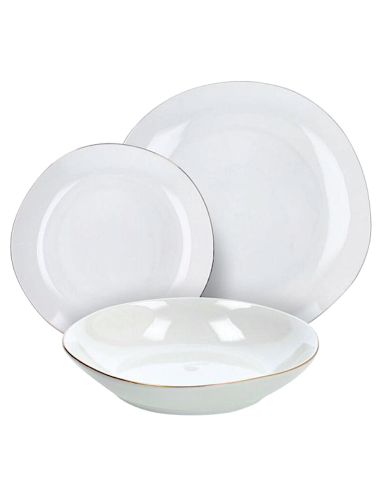 SERVIZIO TAVOLA 18PZ DELPHI FILO ORO