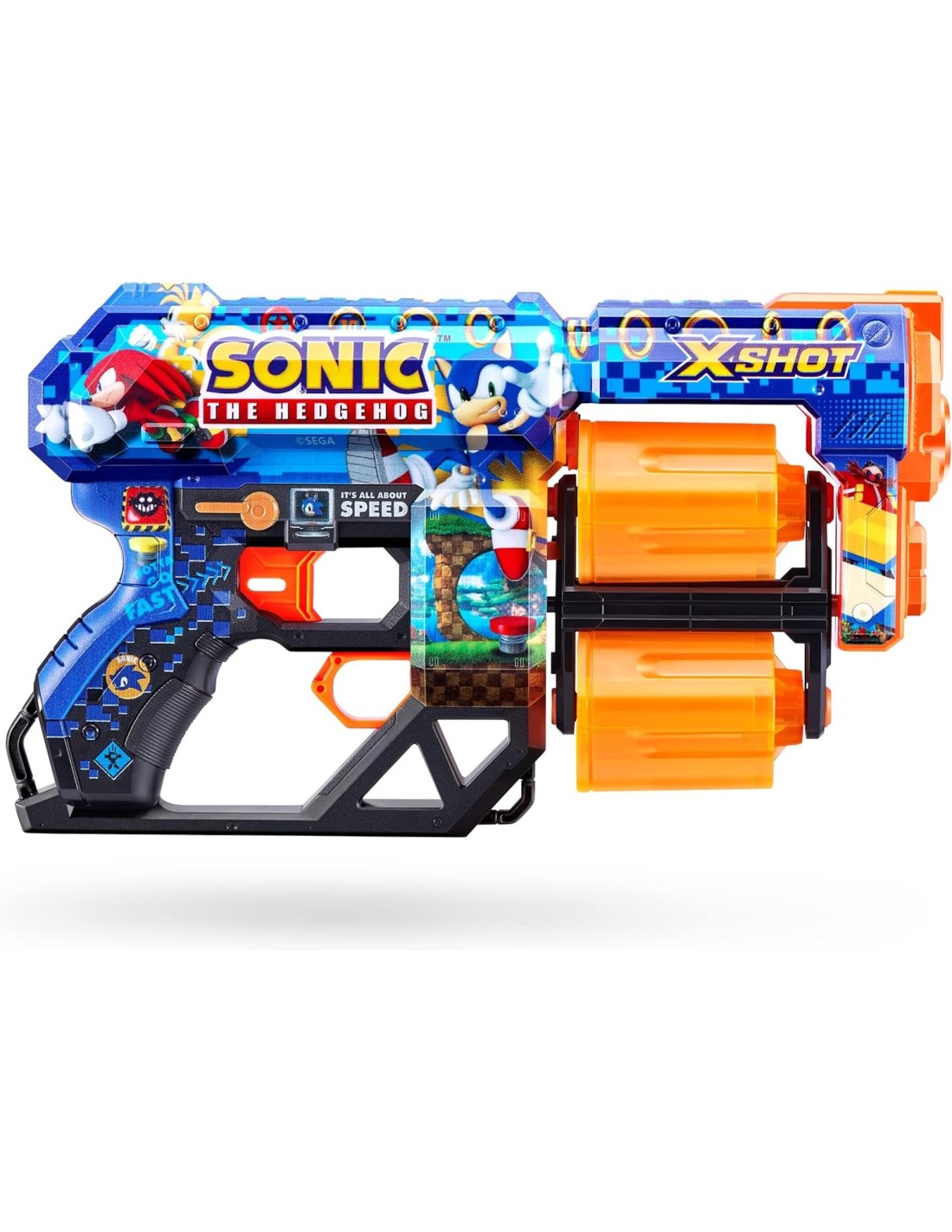 GIOCATTOLO PUBBLICIZZATO: vendita online X-SHOT ZUR36583 SONIC DREAD SPARADARDI, PORTATA 27M, 12 DARDI INCLUSI in offerta