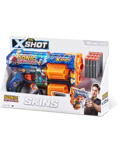 GIOCATTOLO PUBBLICIZZATO: vendita online X-SHOT ZUR36583 SONIC DREAD SPARADARDI, PORTATA 27M, 12 DARDI INCLUSI in offerta