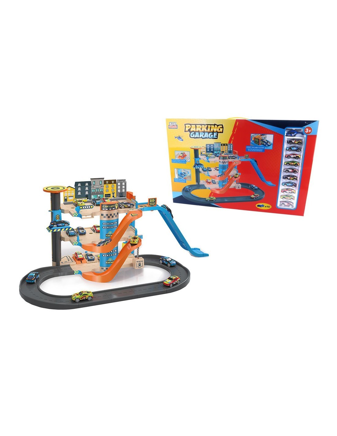 GIOCHI BOY: vendita online MAXI PARCHEGGIO 3 PIANI CON 11 VEICOLI, GIOCATTOLO in offerta