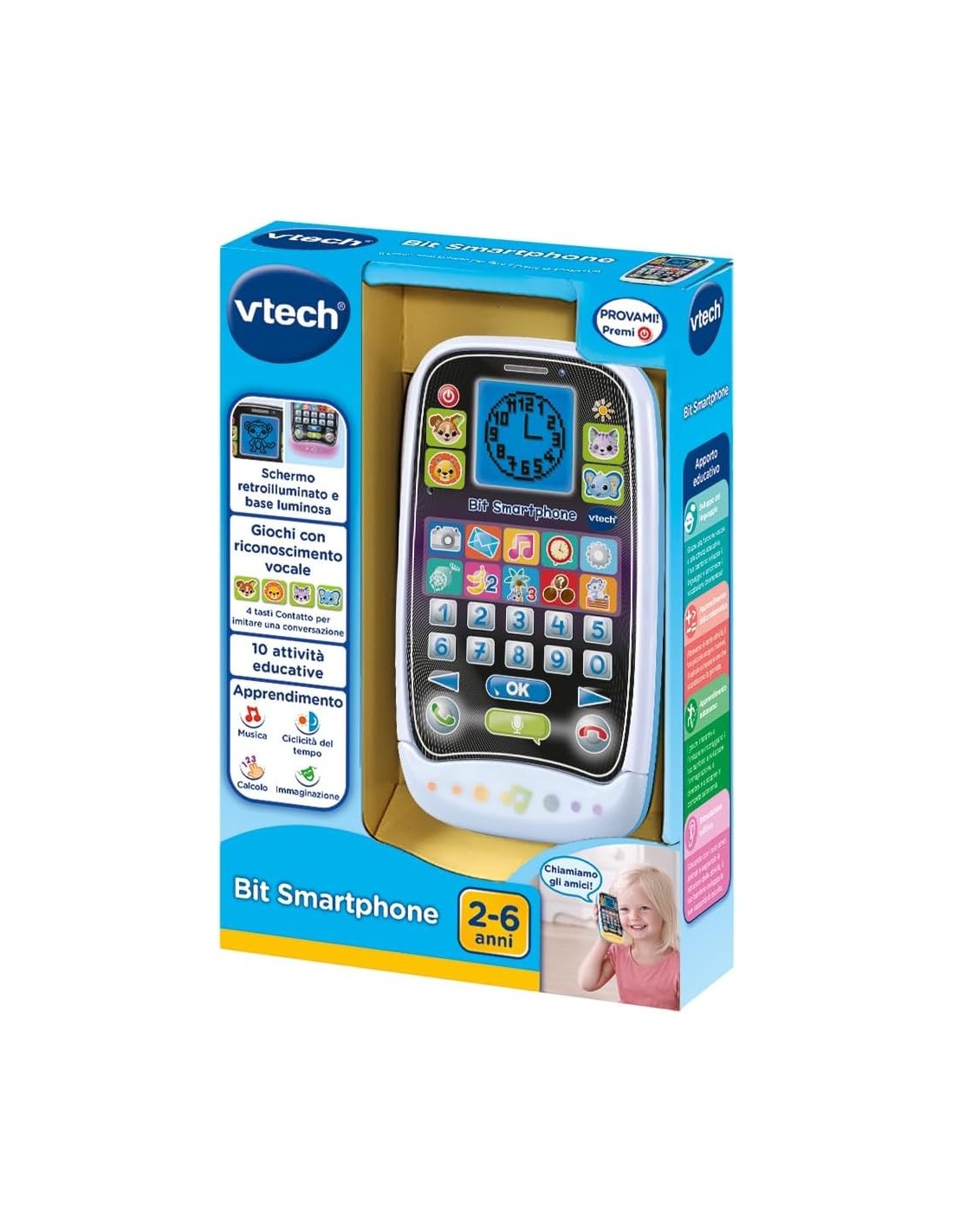 PRESCOLARI: vendita online SMARTPHONE APPRENDIMENTO E SCOPERTE, ELEFONO EDUCATIVO, GIOCHI E ATTIVITÀ, RICONOSCIMENTO VOCALE, ...