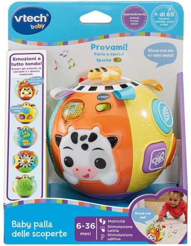INFANZIA: vendita online VTECH, BABY PALLA DELLE SCOPERTE, GIOCO EDUCATIVO, SENSORIALE, 6-36 MESI in offerta