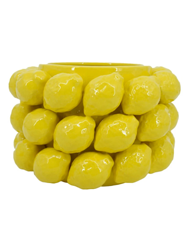 VASI D'ARREDO: vendita online VASO JR212868 LIMONI 28X20CM PORCELLANA in offerta