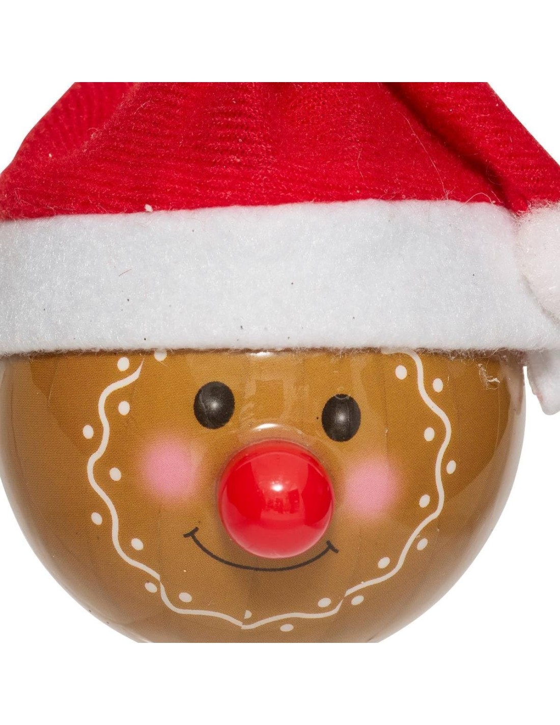 SFERE E PENDAGLI: vendita online Decorazione pendente sfera di Natale pan di zenzero Ø6,5cm in carta - La magia di Natale a c...
