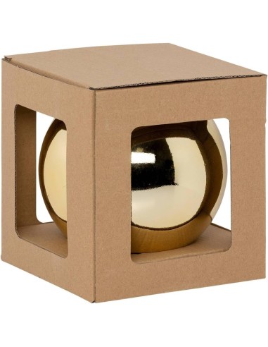 SFERE E PENDAGLI: vendita online Decorazione sfera di Natale 15cm in plastica dorata - La magia di Natale a casa tua in offerta