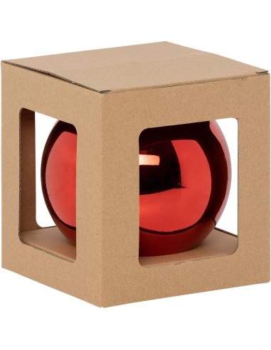 SFERE E PENDAGLI: vendita online Decorazione sfera di Natale 15cm in plastica rossa - La magia di Natale a casa tua in offerta