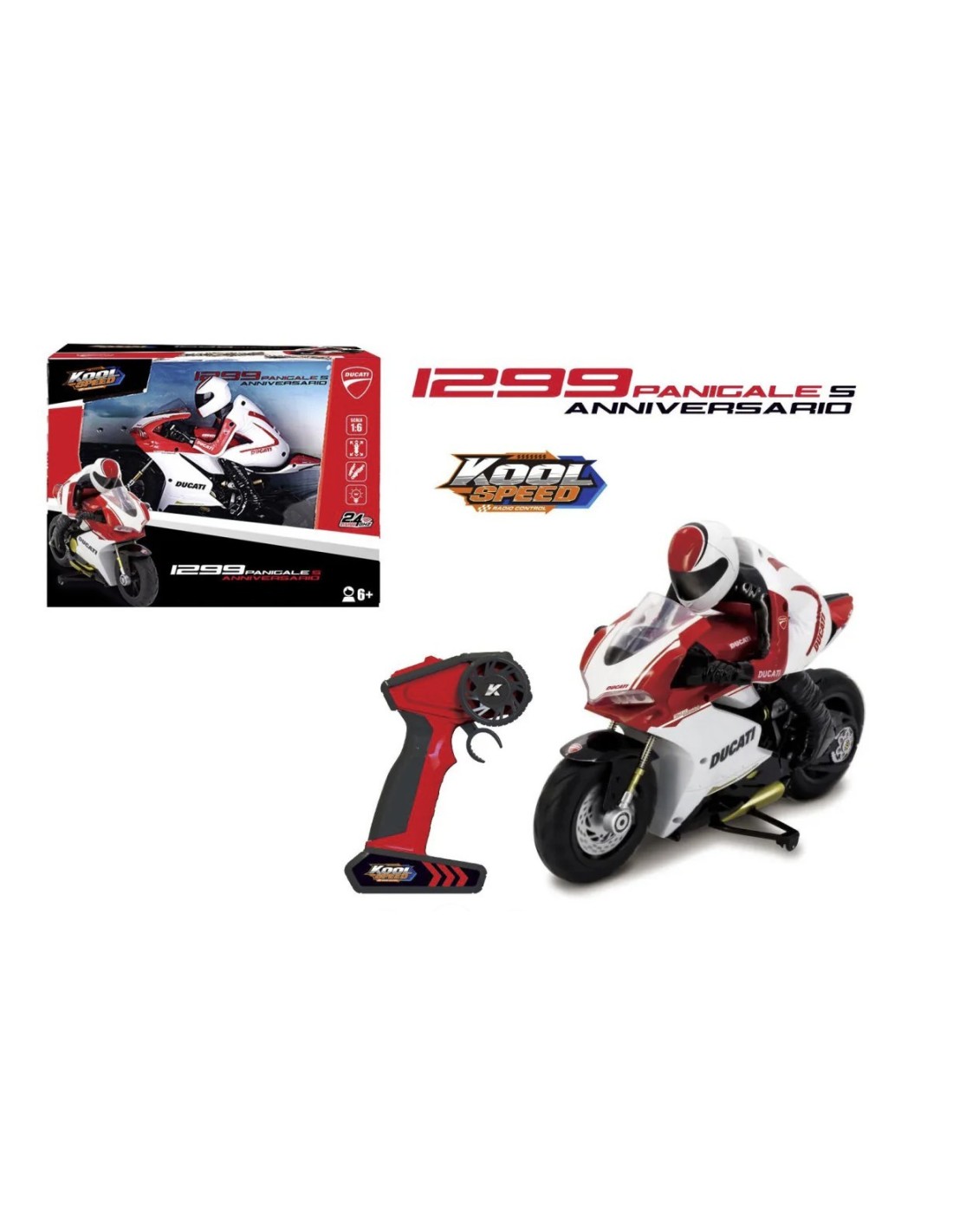 GIOCHI BOY: vendita online DUCATI 1299 PANIGALE SCALA 1:6 MOTOMODELLO CON RADIOCOMANDO in offerta