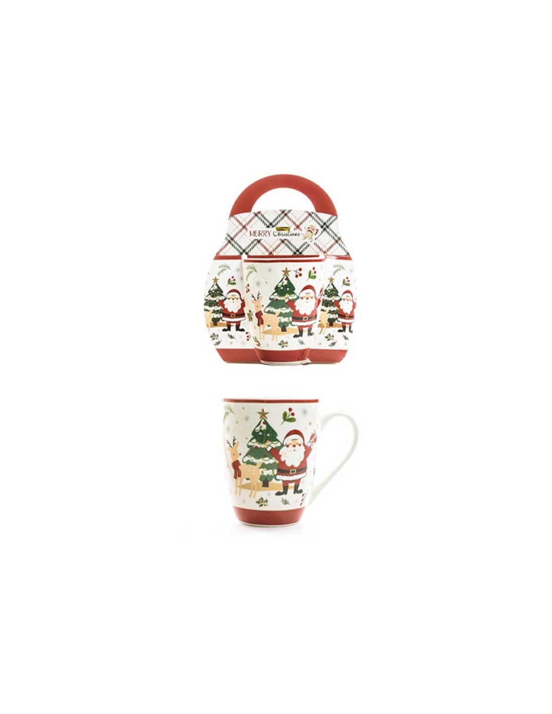 Mercury Tazza Natalizia Porcellana 340ml Disegni Assortiti | Shop in Casa