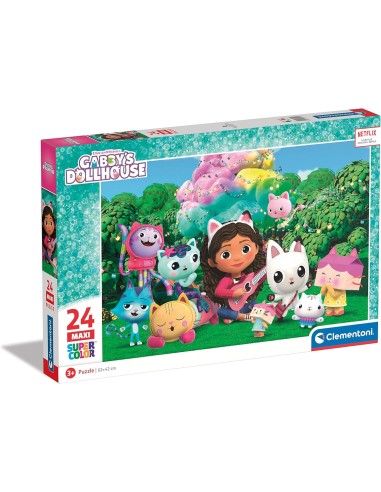 GIOCHI DI SOCIETA'E PUZZLE: vendita online CLEMENTONI GABBY MAXIPUZZLE 24PZ in offerta