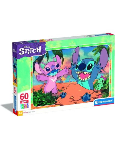 GIOCHI DI SOCIETA'E PUZZLE: vendita online CLEMENTONI STITCH MAXIPUZZLE 60PZ in offerta