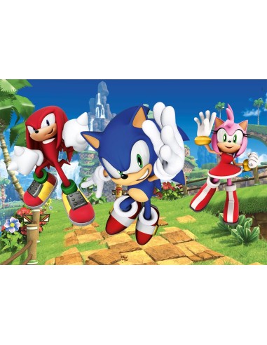 GIOCHI DI SOCIETA'E PUZZLE: vendita online CLEMENTONI SONIC MAXIPUZZLE 104PZ in offerta