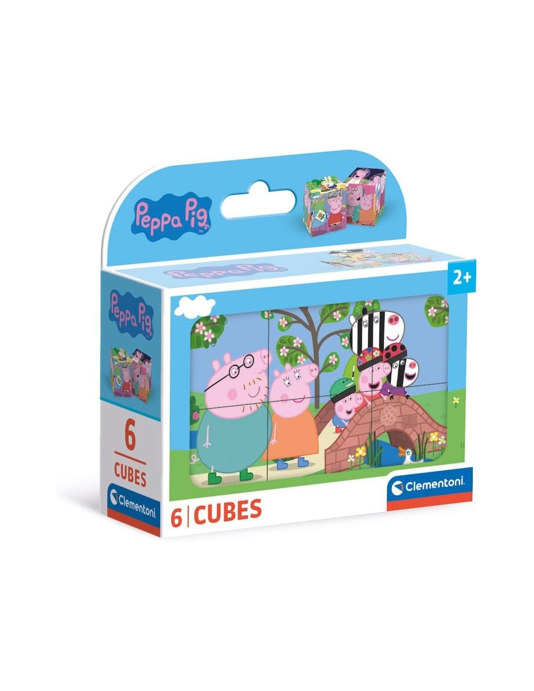 GIOCATTOLO PUBBLICIZZATO: vendita online CLEMENTONI PEPPA PIG SET 6 CUBI in offerta