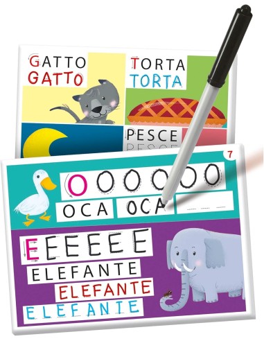 PRESCOLARI: vendita online SAPIENTINO GIOCO E SCRIVO, GIOCO EDUCATIVO, PER BAMBINI, APPRENDIMENTO, SCRITTURA in offerta