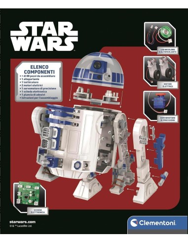 PRESCOLARI: vendita online CLEMENTONI STAR WARS ROBOT R2-D2 ELETTRONICO, GIOCO EDUCATIVO, INTERATTIVO, PER BAMBINI in offerta