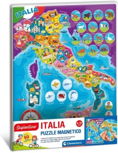 PRESCOLARI: vendita online CLEMENTONI SAPIENTINO ITALIA PUZZLE MAGNETICO, GIOCO EDUCATIVO, PER BAMBINI in offerta