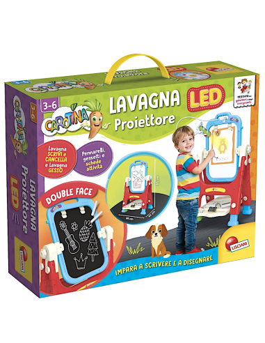 PRESCOLARI: vendita online CAROTINA LAVAGNA CON PROIETTORE LED, GIOCO EDUCATIVO in offerta