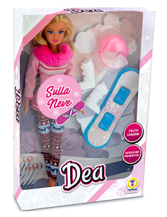 DEA - BAMBOLA CON SNOWBOARD 31CM ASSORTITO
