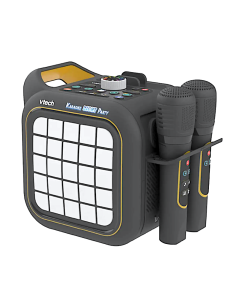 MUSICALI: vendita online KARAOKE LIGHT PARTY, ALTOPARLANTE, BLUETOOTH, 2 MICROFONI, LUCI LED, EFFETTI VOCALI in offerta