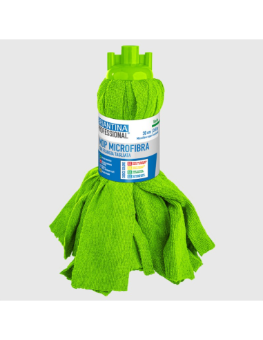 MOP MICROFIBRA VERDE 260GR FRANGIA TAGLIATA